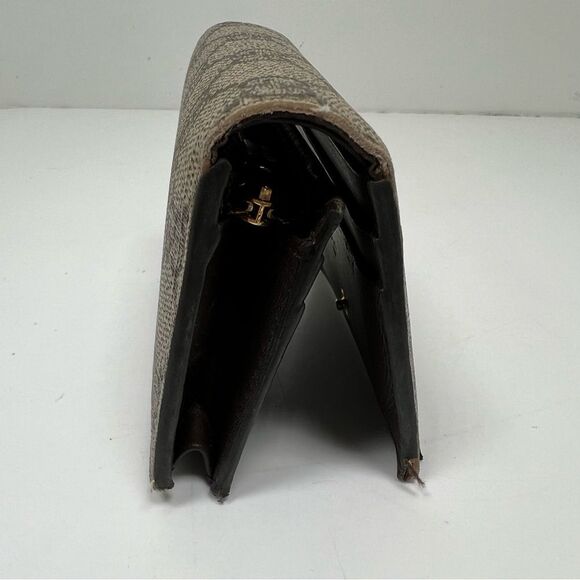 Auth Gucci Surpreme Bifold PVC Leather Beige Wallet - Picture 5 of 13